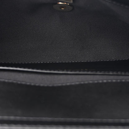 Chanel Lambskin Quilted Flap Clutch Bag With Chain Black 5 of 11