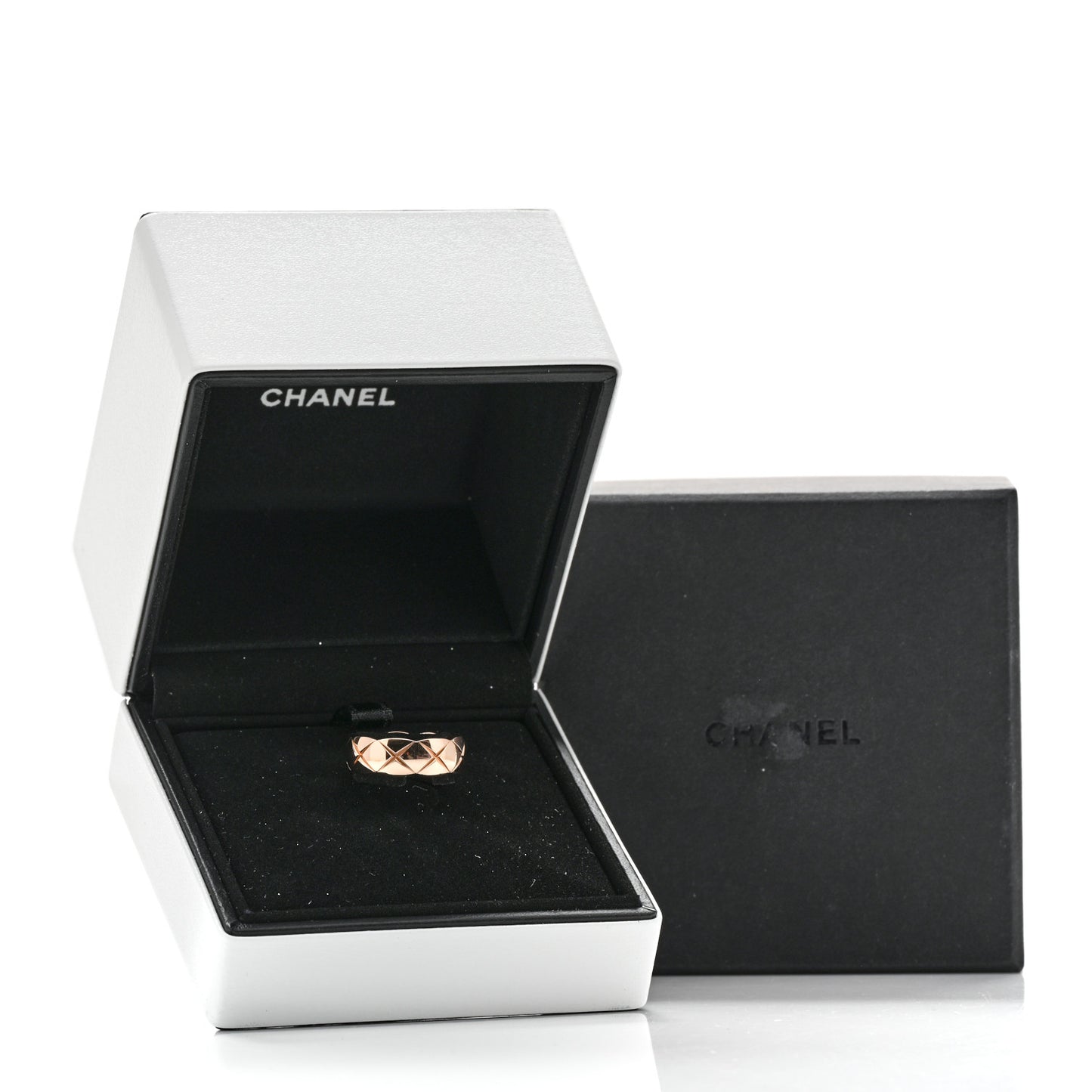 18K Beige Gold Small Coco Crush Ring 53 6.5