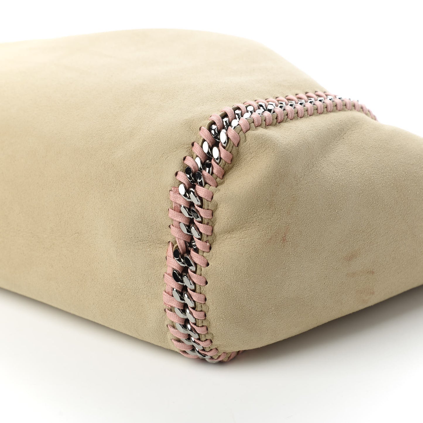 Shaggy Deer Falabella Reversible Tote Blush Pink Beige
