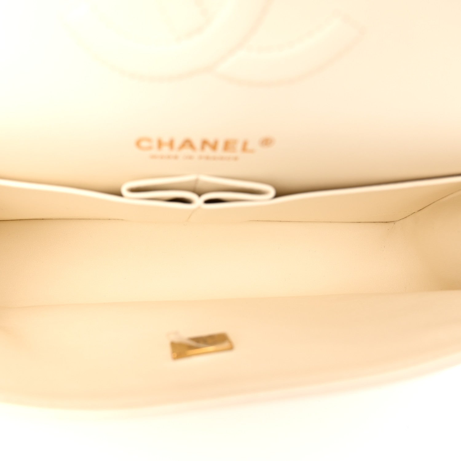 Chanel Caviar Quilted Medium Double Flap White 5 of 11