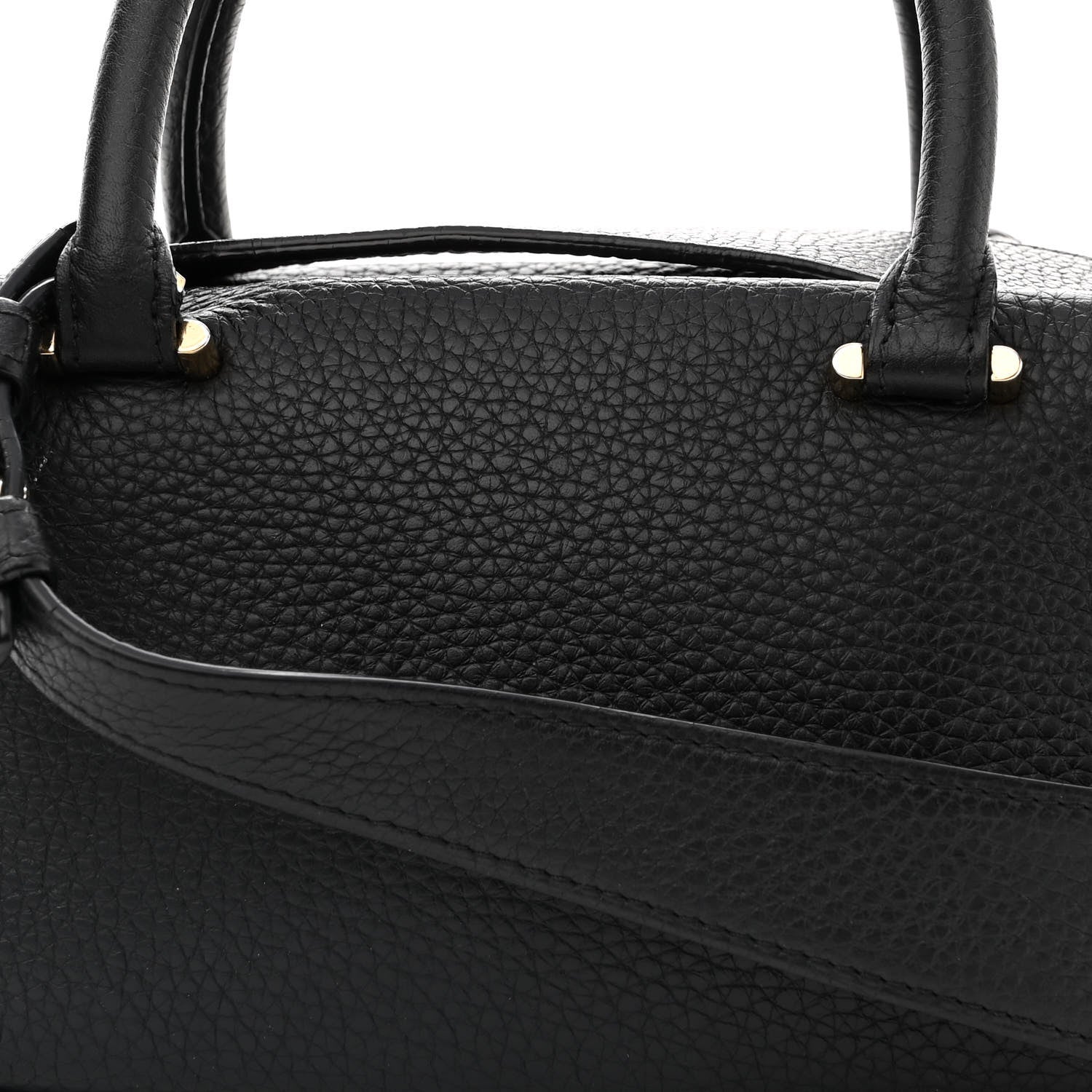 Delvaux Grained Calfskin Mini Cool Box Satchel Black 8 of 10