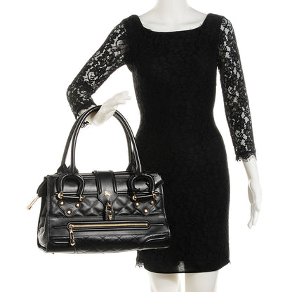 Burberry Calfskin Quilted Large Manor Tote Black 2 of 8