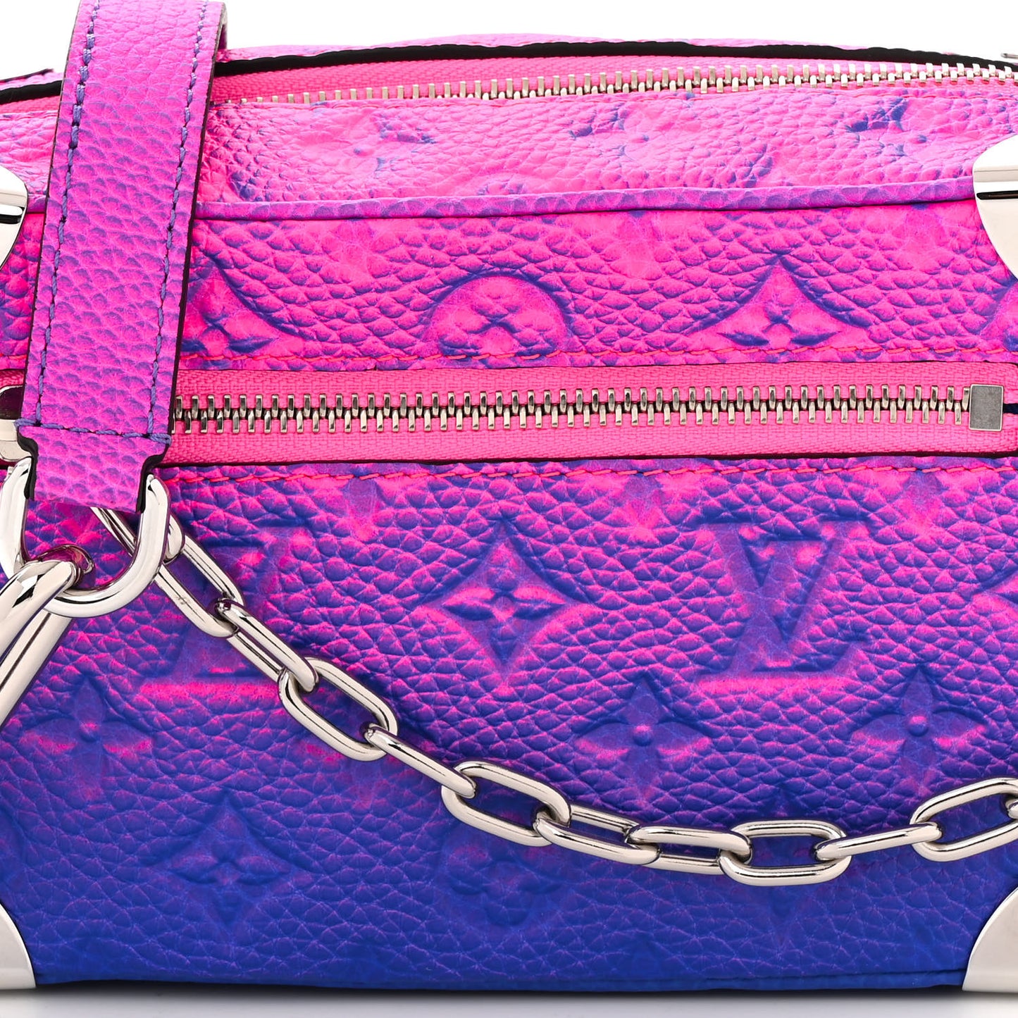 Taurillon Illusion Mini Soft Trunk Bleu Rose