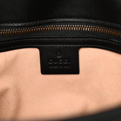 Gucci Calfskin Matelasse Small GG Marmont Shoulder Bag Black 6 of 10