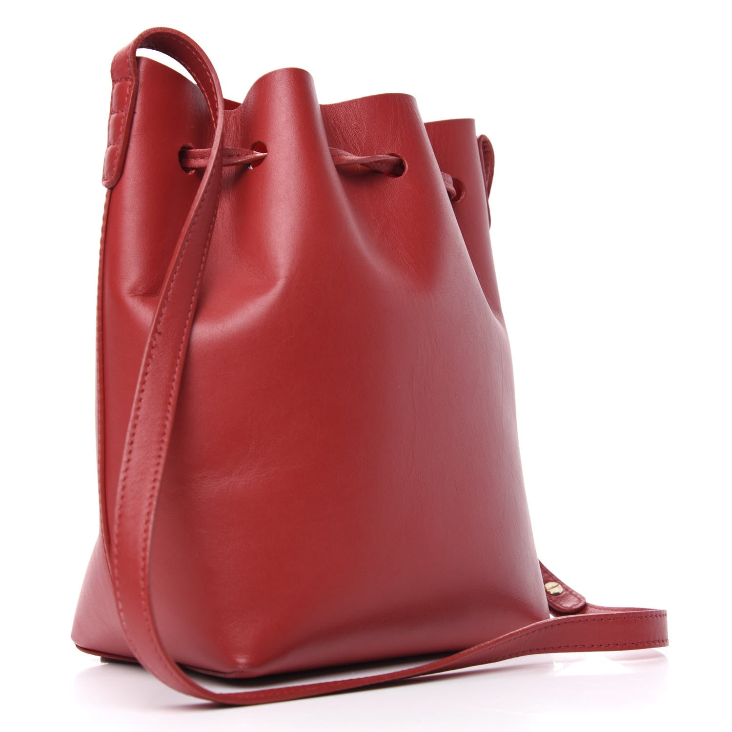 Mansur Gavriel Calfskin Mini Bucket Bag Flamma 4 of 10