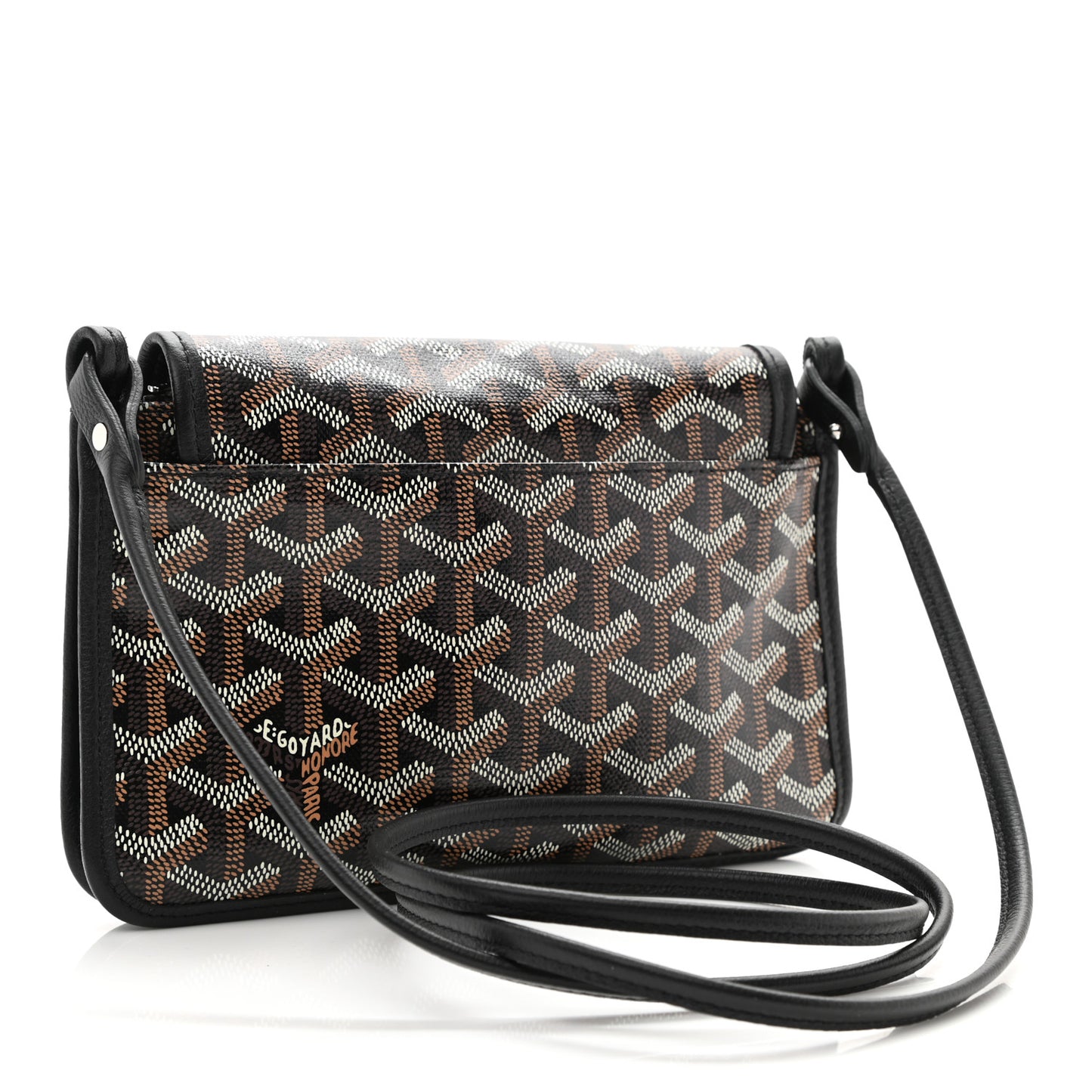 Goyardine Plumet Wallet Clutch Black