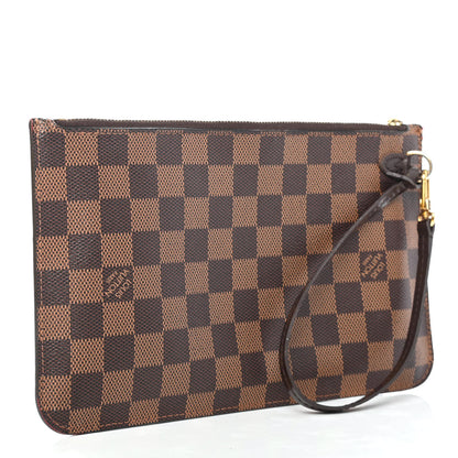 Louis Vuitton Damier Ebene Neverfull MM GM Pochette 2 of 4