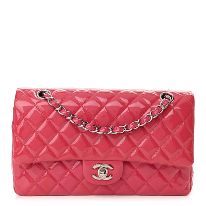 Chanel Patent Quilted Medium Double Flap Fuchsia 1 of 10