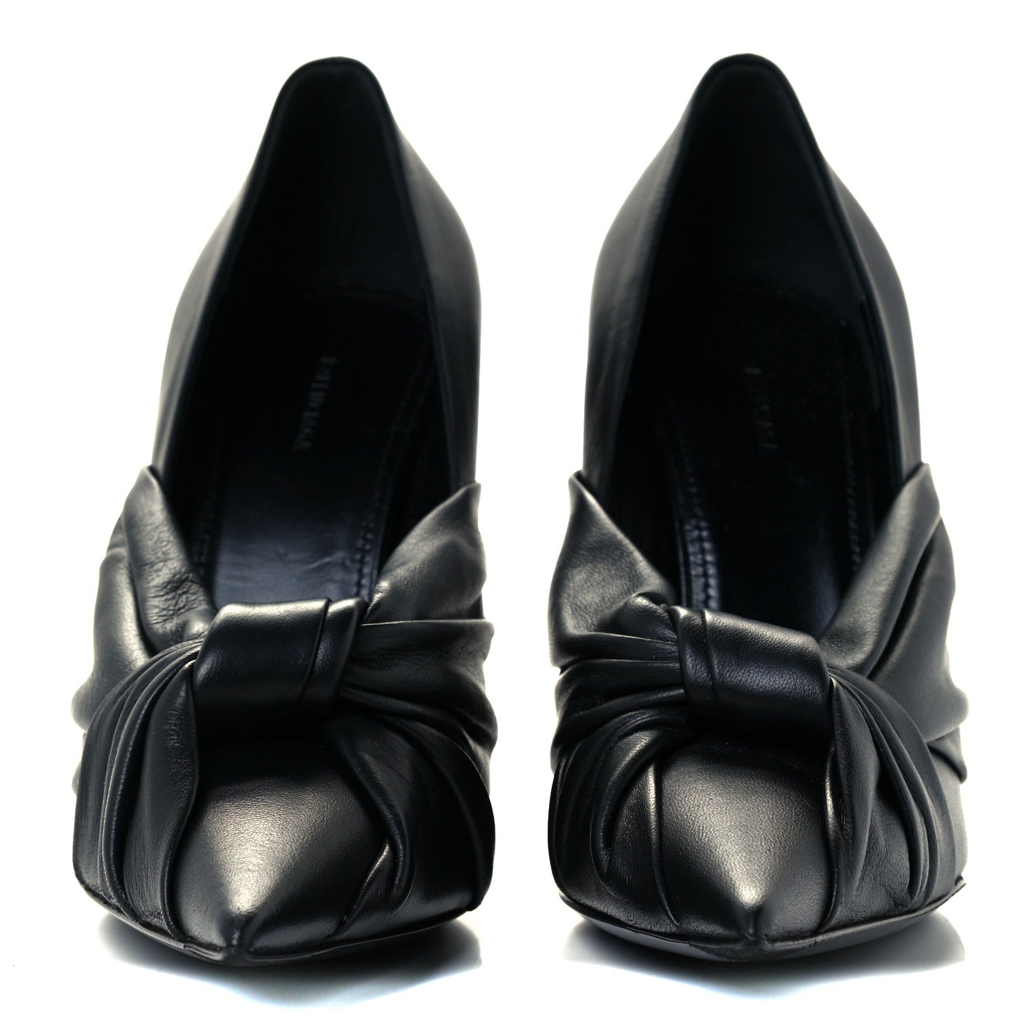 Balenciaga Smooth Nappa Drapy 110mm Pumps 36 Black 3 of 11