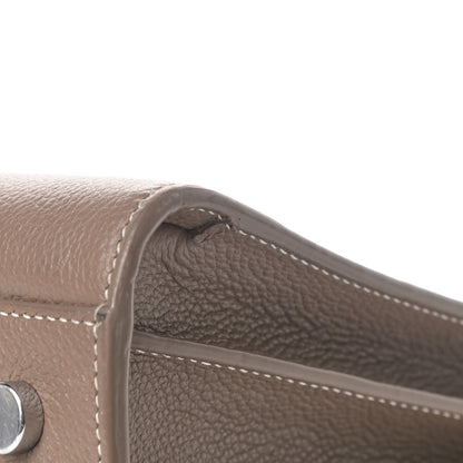 Saint Laurent Grained Calfskin Topstich Baby Sac De Jour Taupe 20 of 21