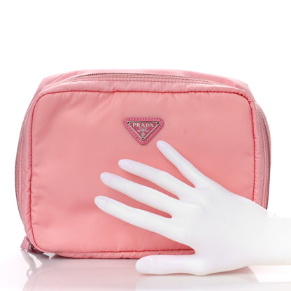 Prada Nylon Vela Cosmetic Case Pink 2 of 9