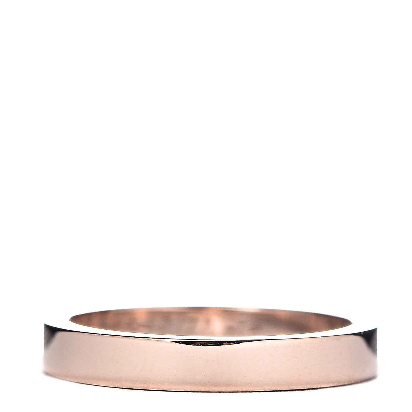 18K Pink Gold 3mm C De Cartier Wedding Band Ring 52 6