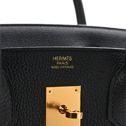 Hermes Togo Birkin 30 Black 6 of 13