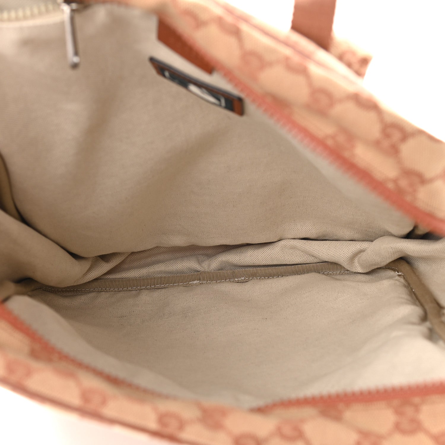 Gucci X MLB GG Monogram NY Yankees Medium Backpack Beige Ruggine Ivory 5 of 10