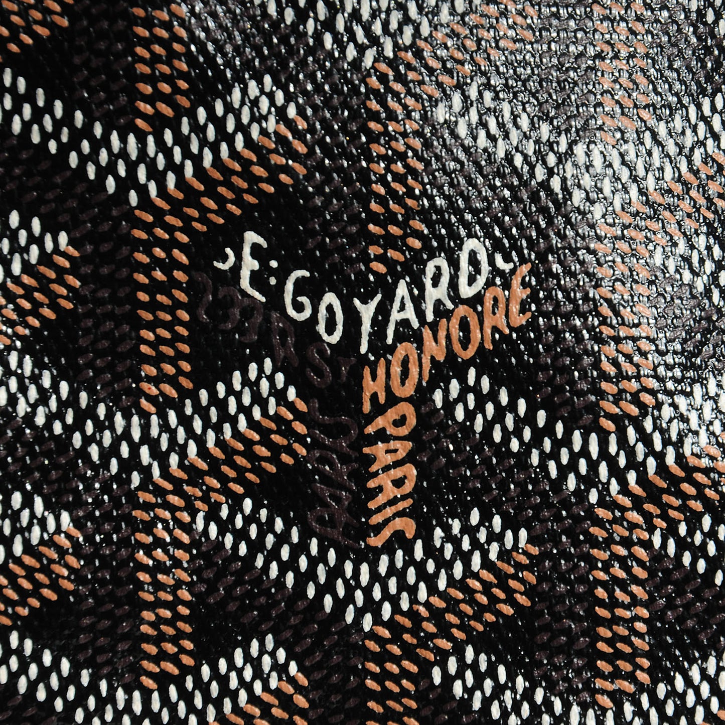 Goyardine Saint Louis PM Black and Tan