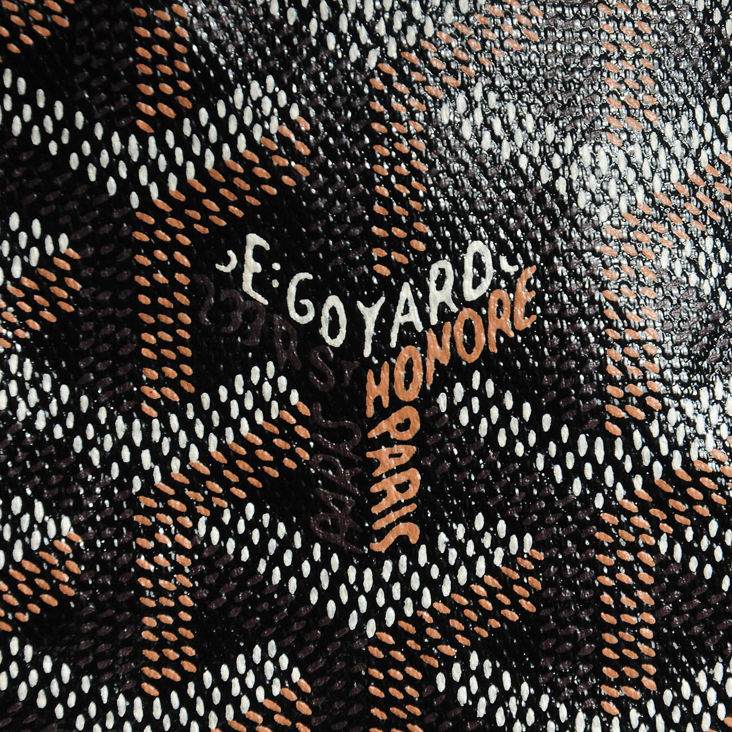Goyard Goyardine Saint Louis PM Black and Tan 6 of 7