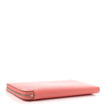 Hermes Epsom Silk'In Wallet Rose Jaipur 4 of 12