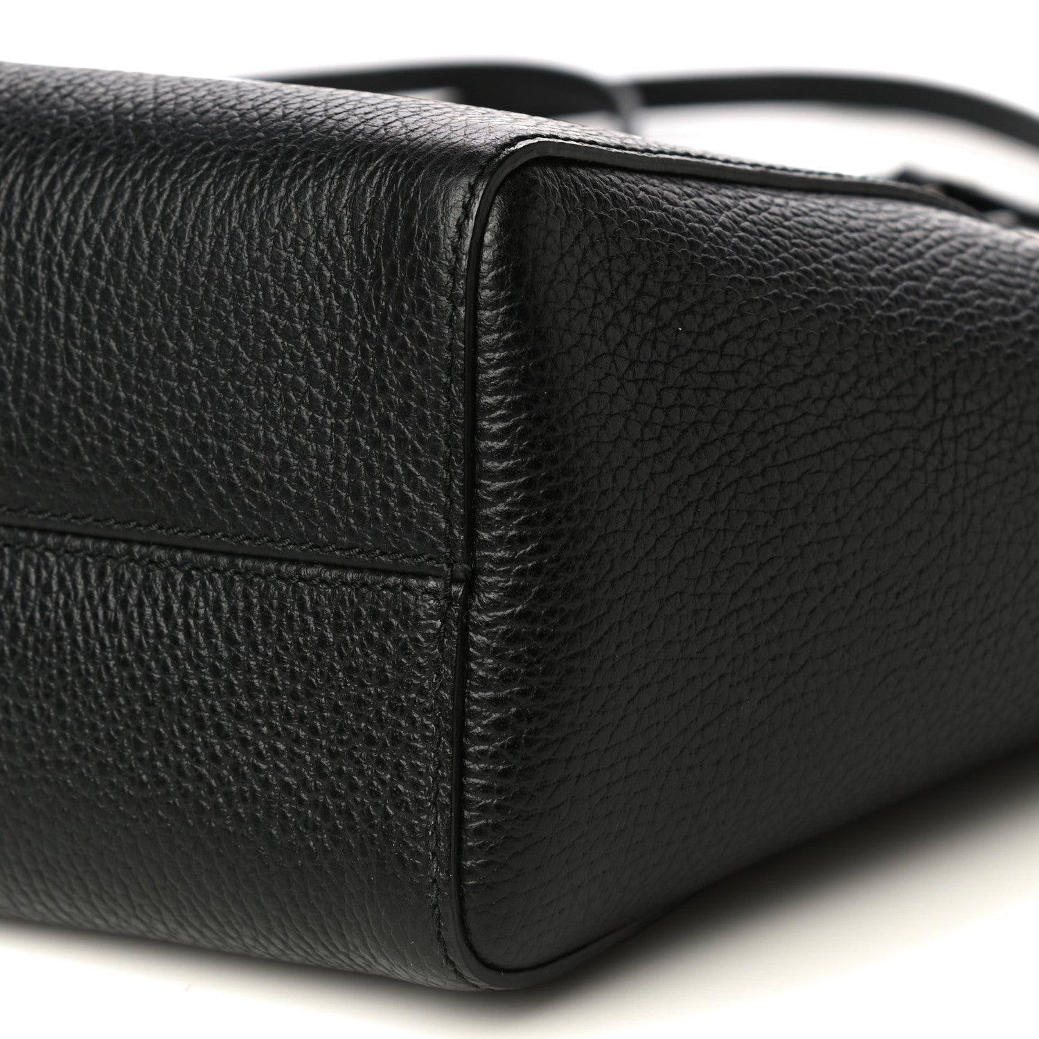 Gucci Dollar Calfskin Mini Swing Top Handle Bag Black 6 of 10