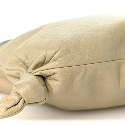 Fendi Calfskin Mini Hobo Bag Beige 8 of 12