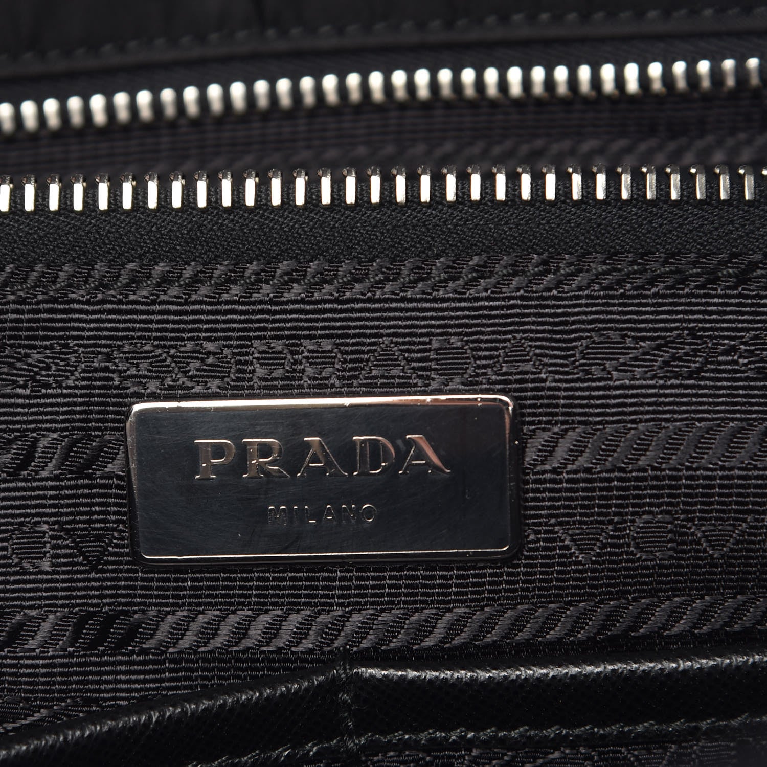 Prada Nylon Vela Baby Bag Black 8 of 14