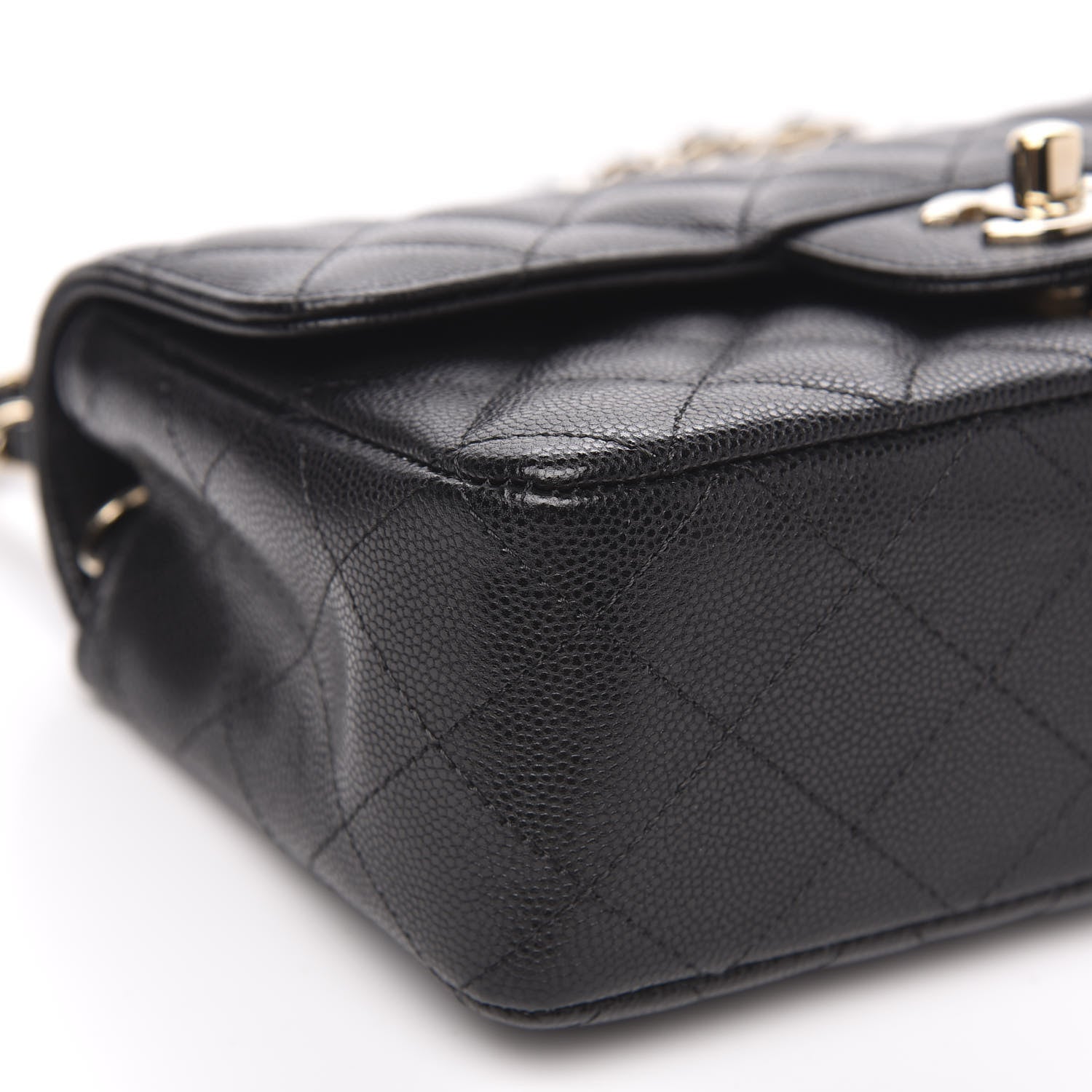 Chanel Caviar Quilted Mini Rectangular Flap Black 9 of 12