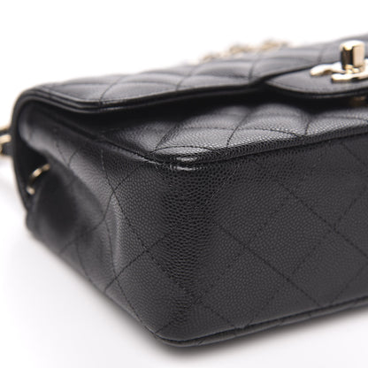 Chanel Caviar Quilted Mini Rectangular Flap Black 9 of 12