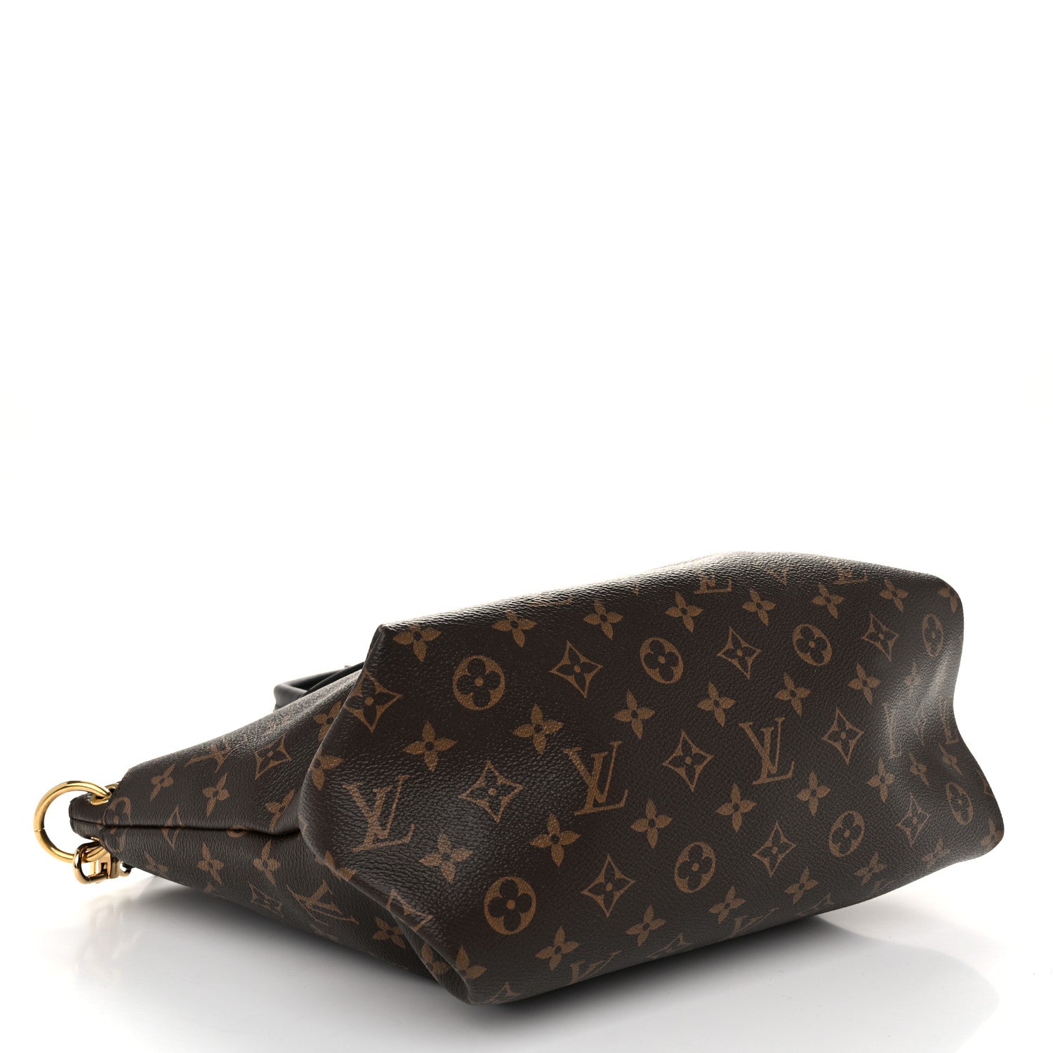 Louis Vuitton Monogram Flower Zipped Tote MM Black 4 of 11