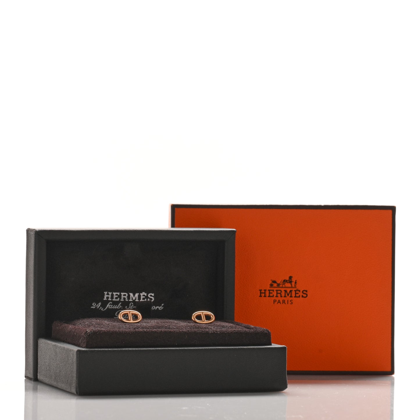 18K Rose Gold TPM Farandole Stud Earrings