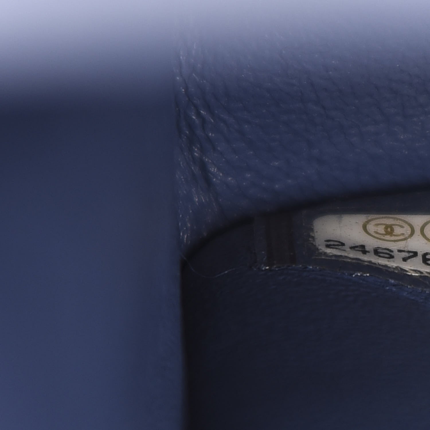 Chanel Caviar Quilted Medium Double Flap Navy 9 of 10