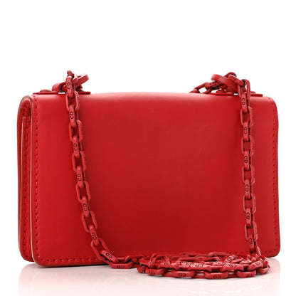 Christian Dior Ultra Matte Calfskin Mini J'Adior Chain Flap Bag Red 3 of 10