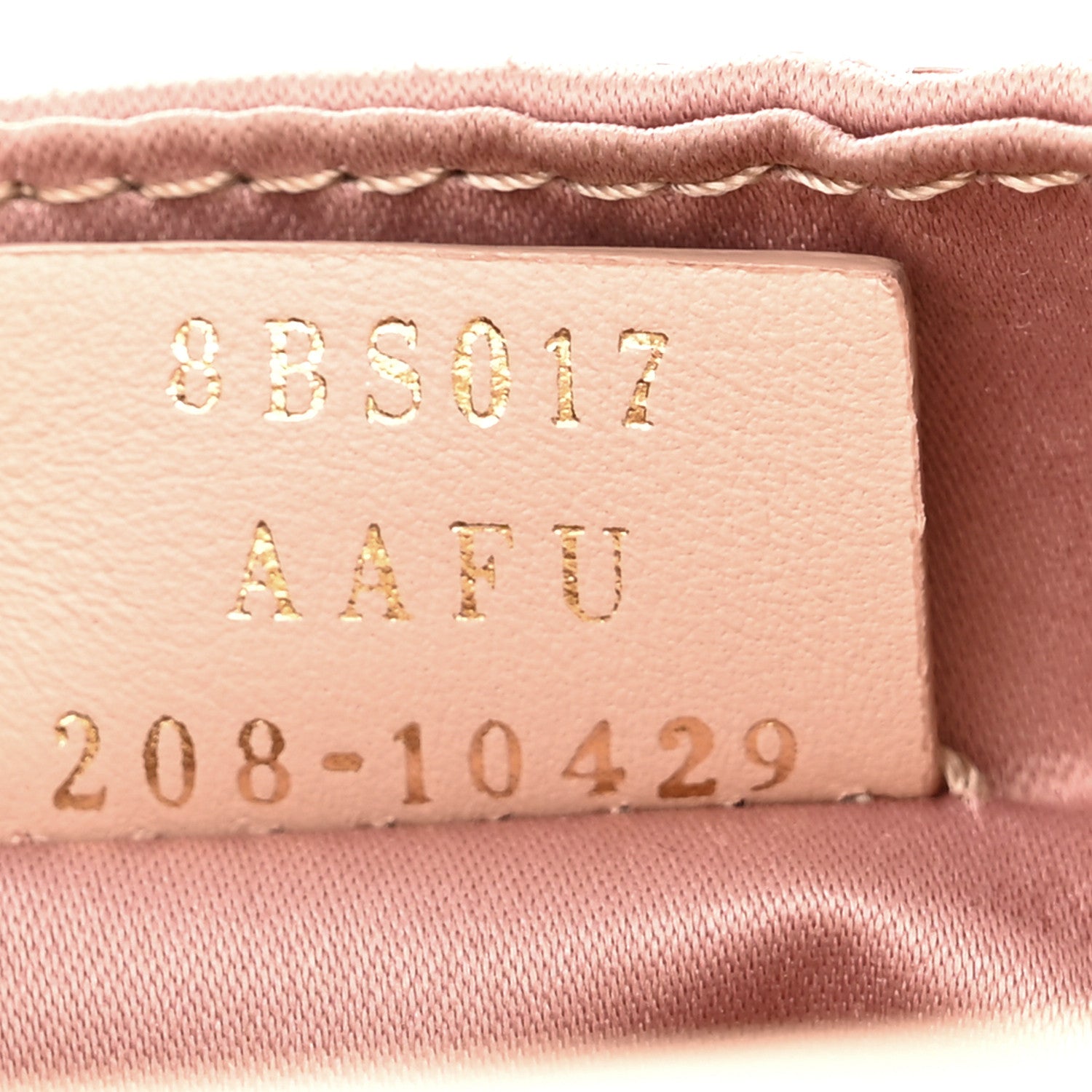 Fendi Sequin Metallic Nappa Pequin Mini Baguette Rame 7 of 13