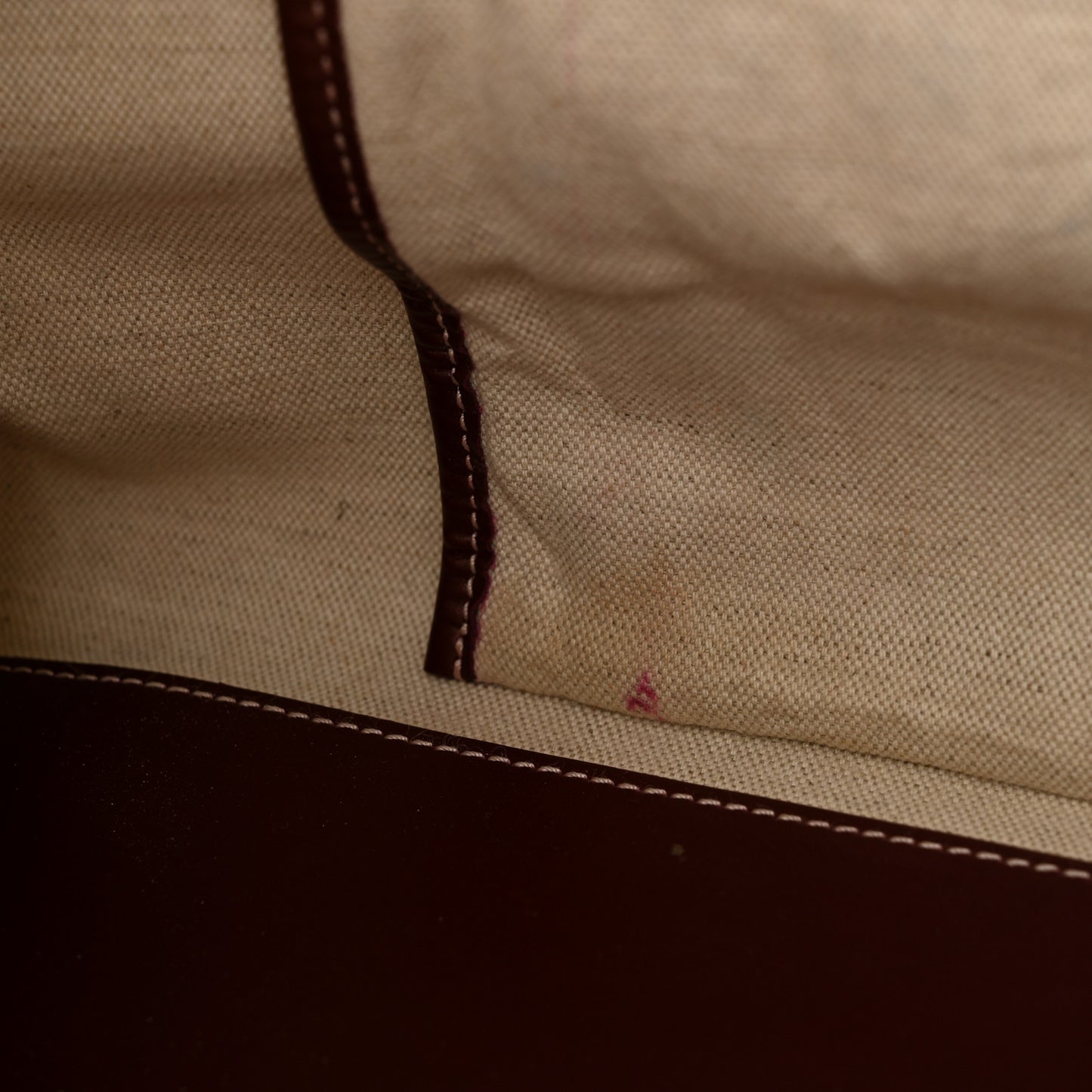 Goyardine Marquises Tote Burgundy
