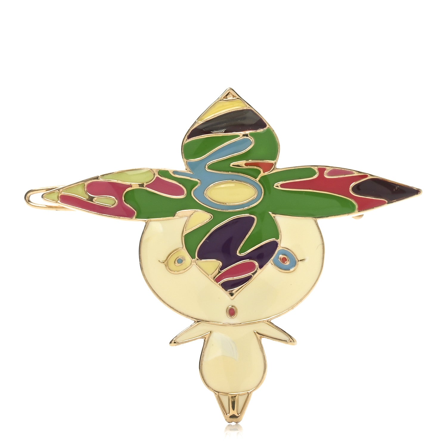 Louis Vuitton Murakami Hair Barrette 1 of 4