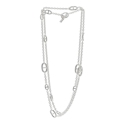 Hermes Sterling Silver Farandole Necklace 120 2 of 5
