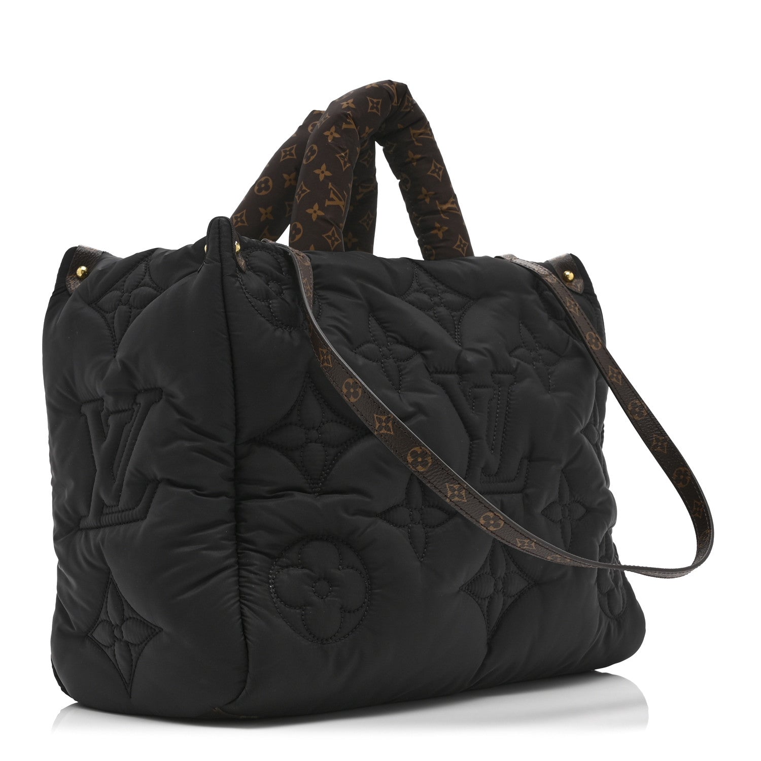 Louis Vuitton Econyl Monogram Pillow Giant Onthego MM Black 3 of 9