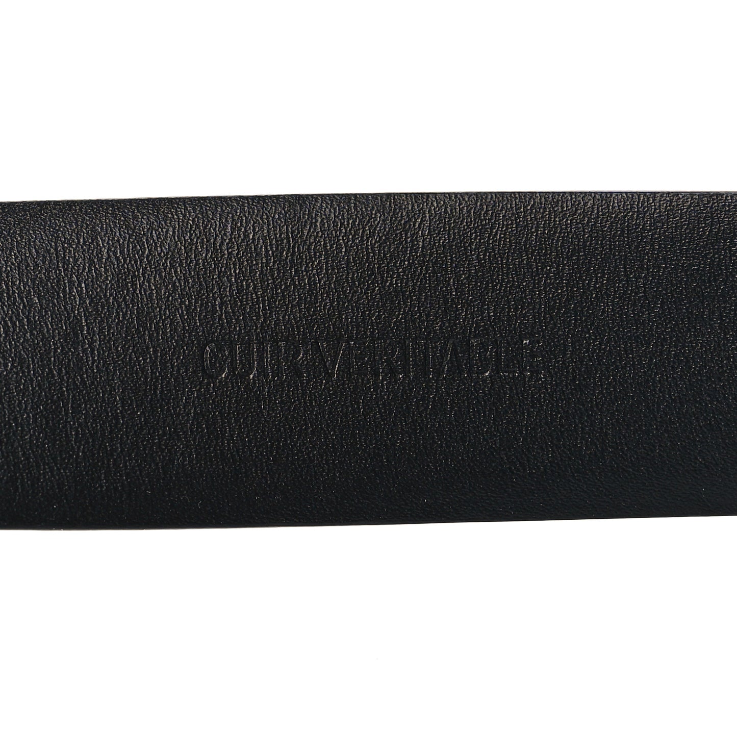 Calfskin Pearl Crystal CC Belt 75 30 Black