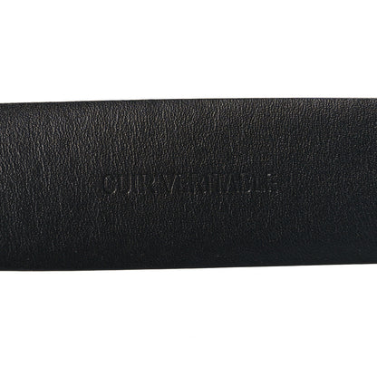 Chanel Calfskin Pearl Crystal CC Belt 75 30 Black 5 of 7
