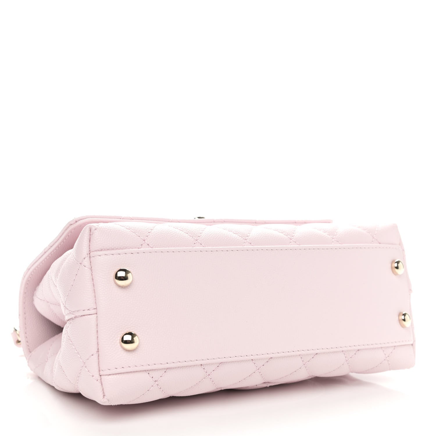 Chanel Caviar Quilted Mini Coco Handle Flap Light Pink 4 of 11