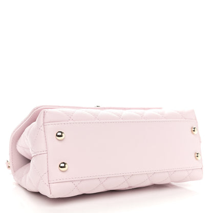 Chanel Caviar Quilted Mini Coco Handle Flap Light Pink 4 of 11