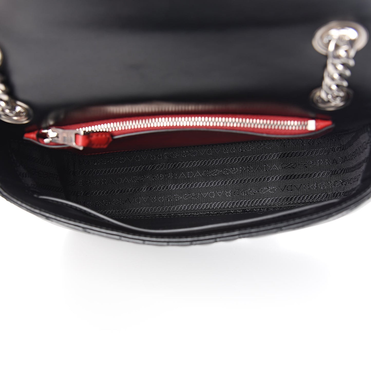 Soft Calf Impunture Diagramme Flap Black