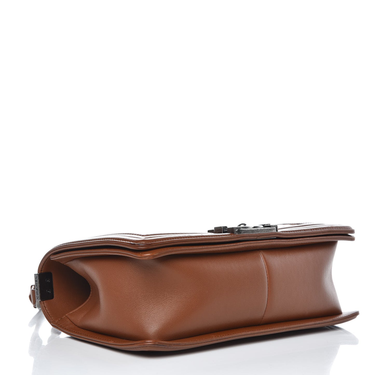 Calfskin Quilted Embellished Dallas Cordoba Medium Boy Flap Brown