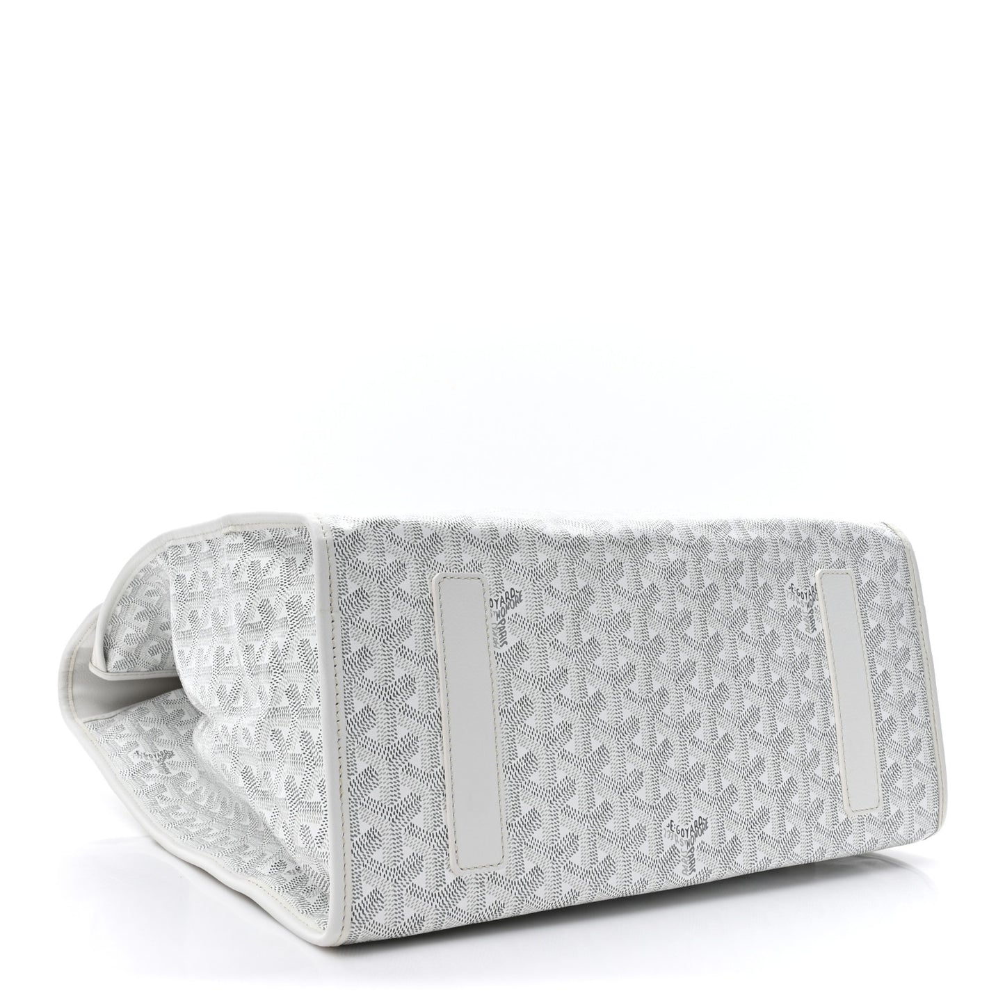 Goyardine Saint Leger Soft Briefcase Backpack White