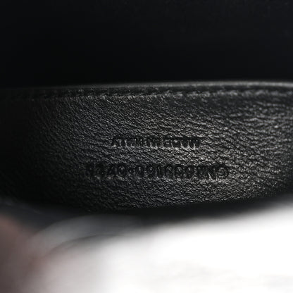 Saint Laurent Crinkled Calfskin Matelasse Monogram Baby Niki Chain Satchel Black 7 of 11