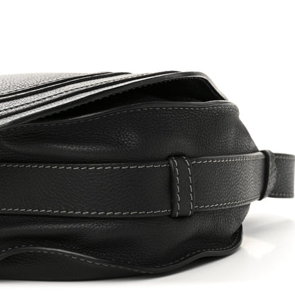 Chloe Calfskin Medium Marcie Round Crossbody Bag Black 9 of 9
