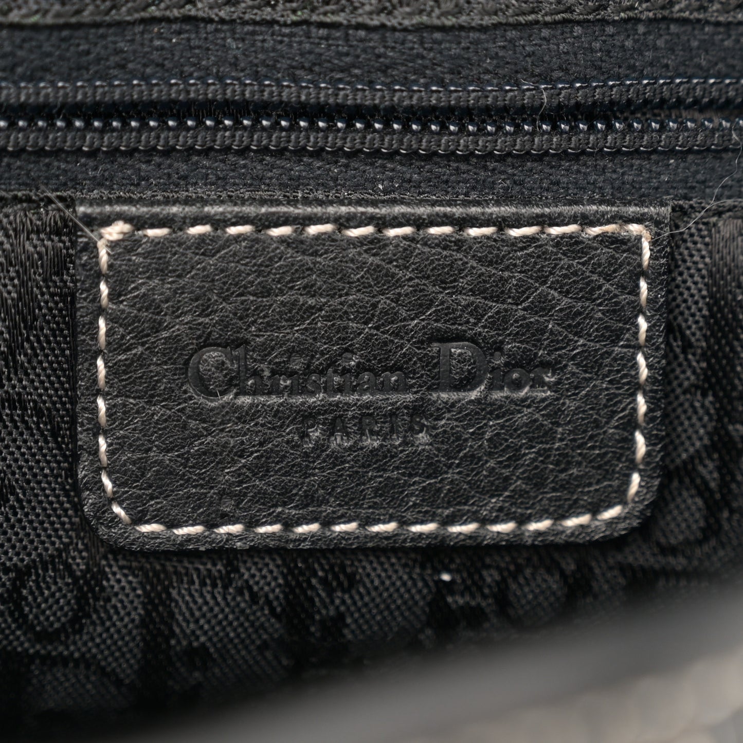 Calfskin Double Saddle Bag Black
