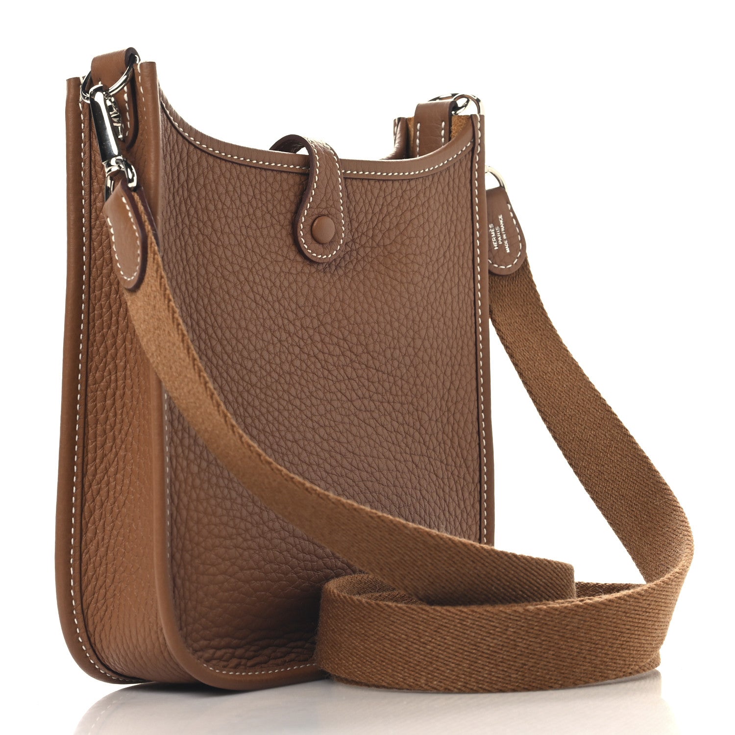 Hermes Taurillon Clemence Evelyne TPM Gold 3 of 11