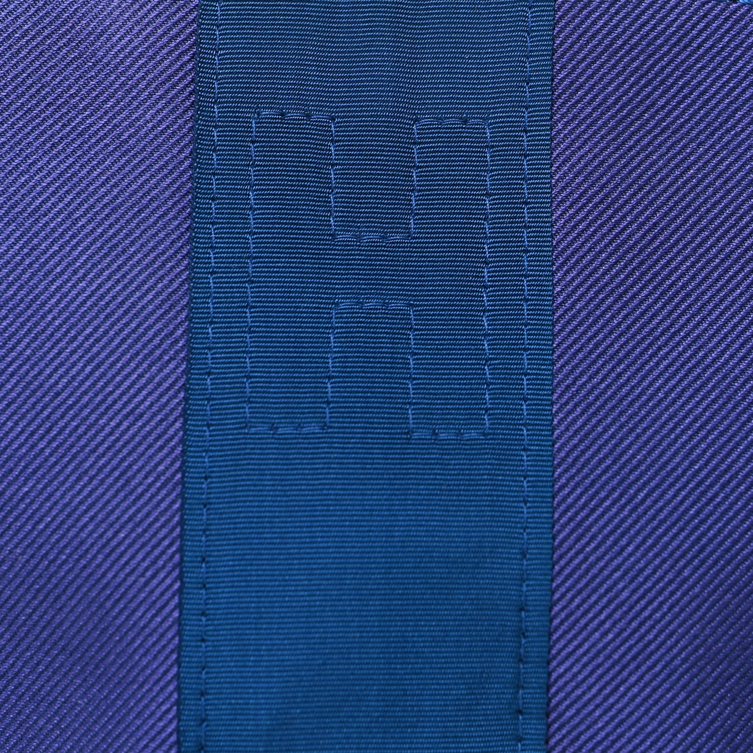 Hermes Cotton Twill Silk Mini Palmyre Case Blue Multicolor 8 of 10