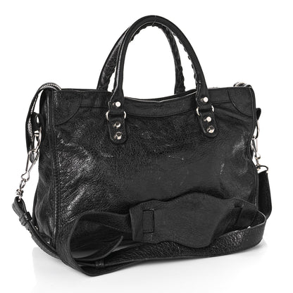 Balenciaga Agneau Classic Silver Hardware S City Black 3 of 15