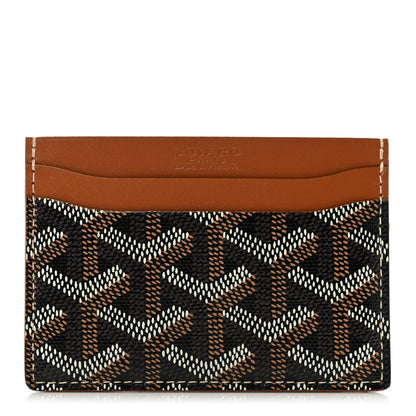 Goyard Goyardine Saint Sulpice Card Holder Black Gold 1 of 7