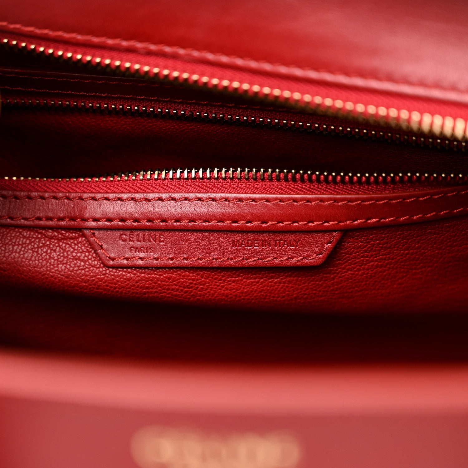 Celine Palmelato Mini Luggage Red 7 of 17
